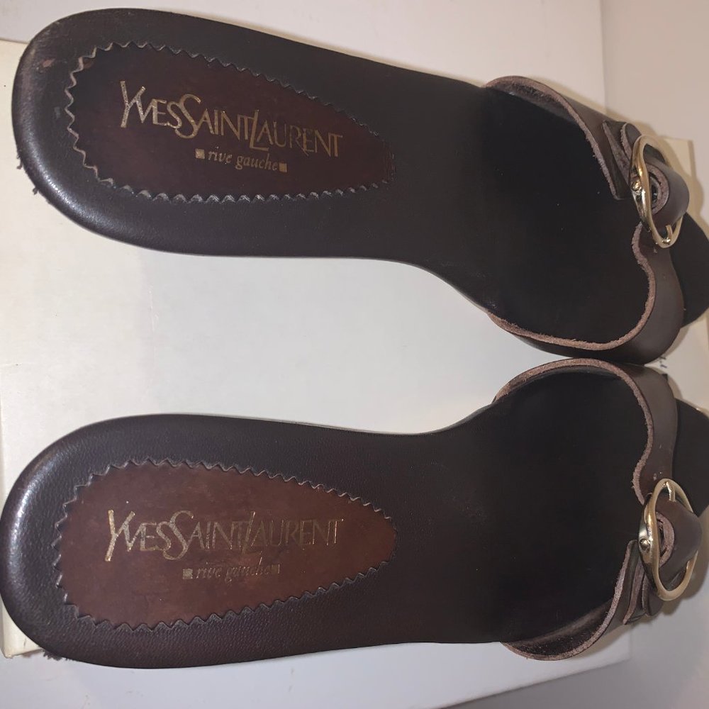 YSL/Saint Laurent Brown Caliente sz 38/8